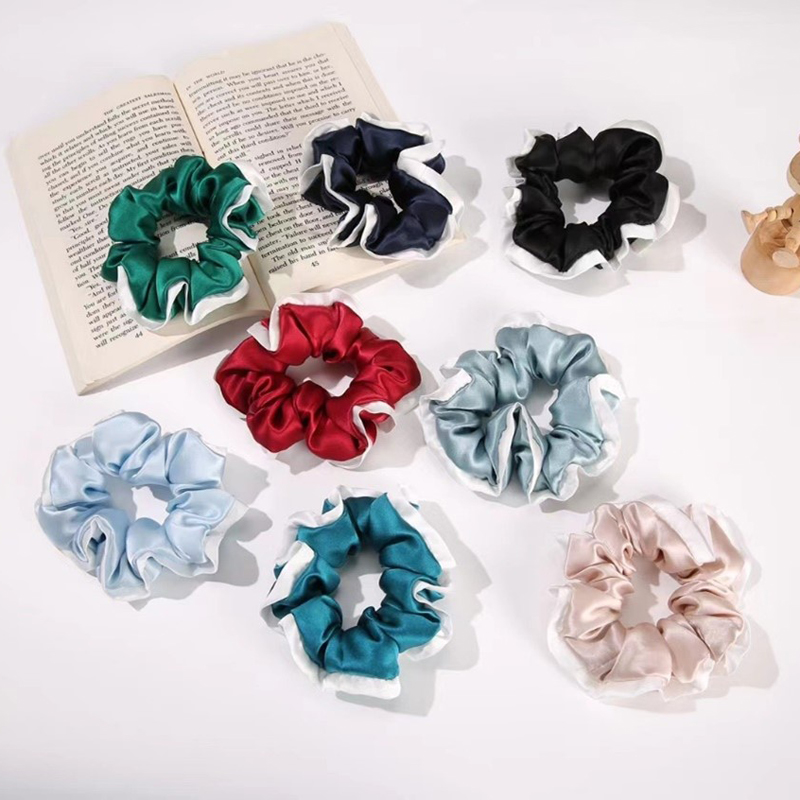 Silk scrunchies